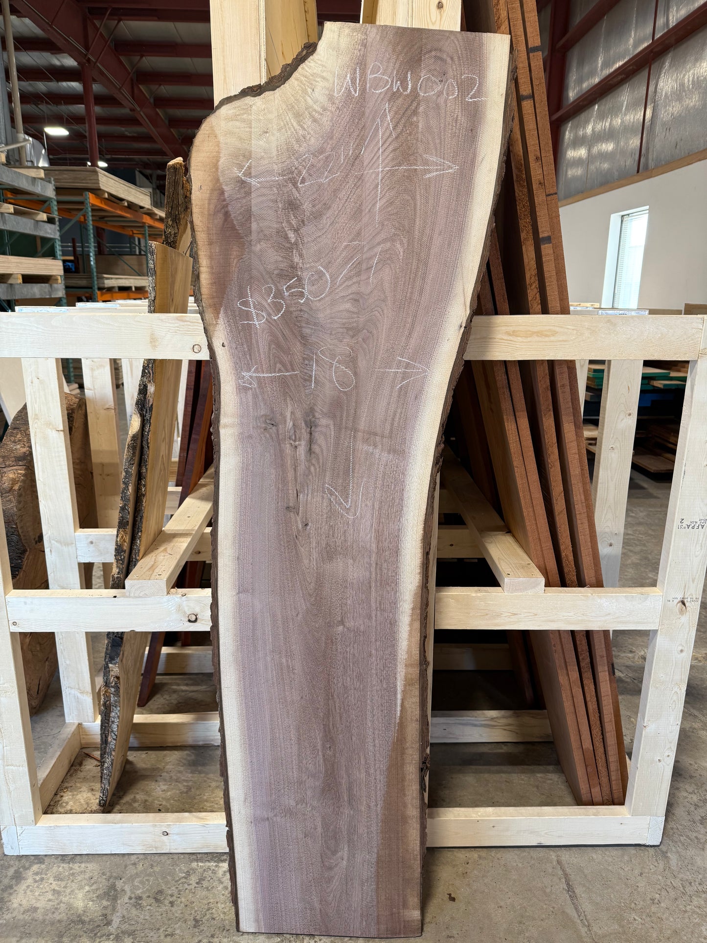 Walnut Slab WBW002
