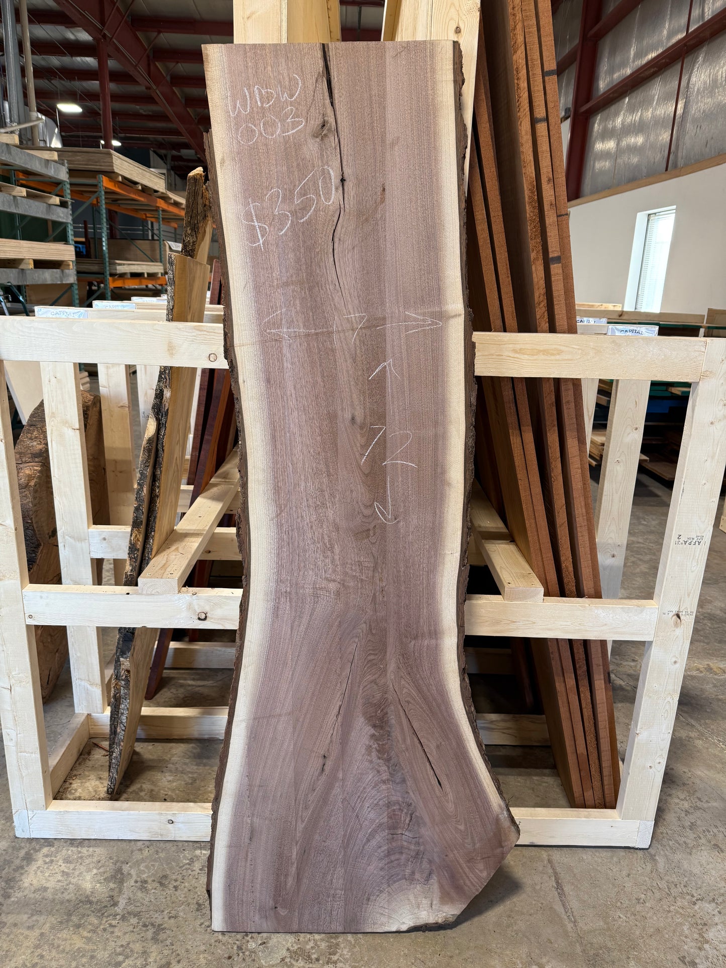 Walnut Slab WBW003