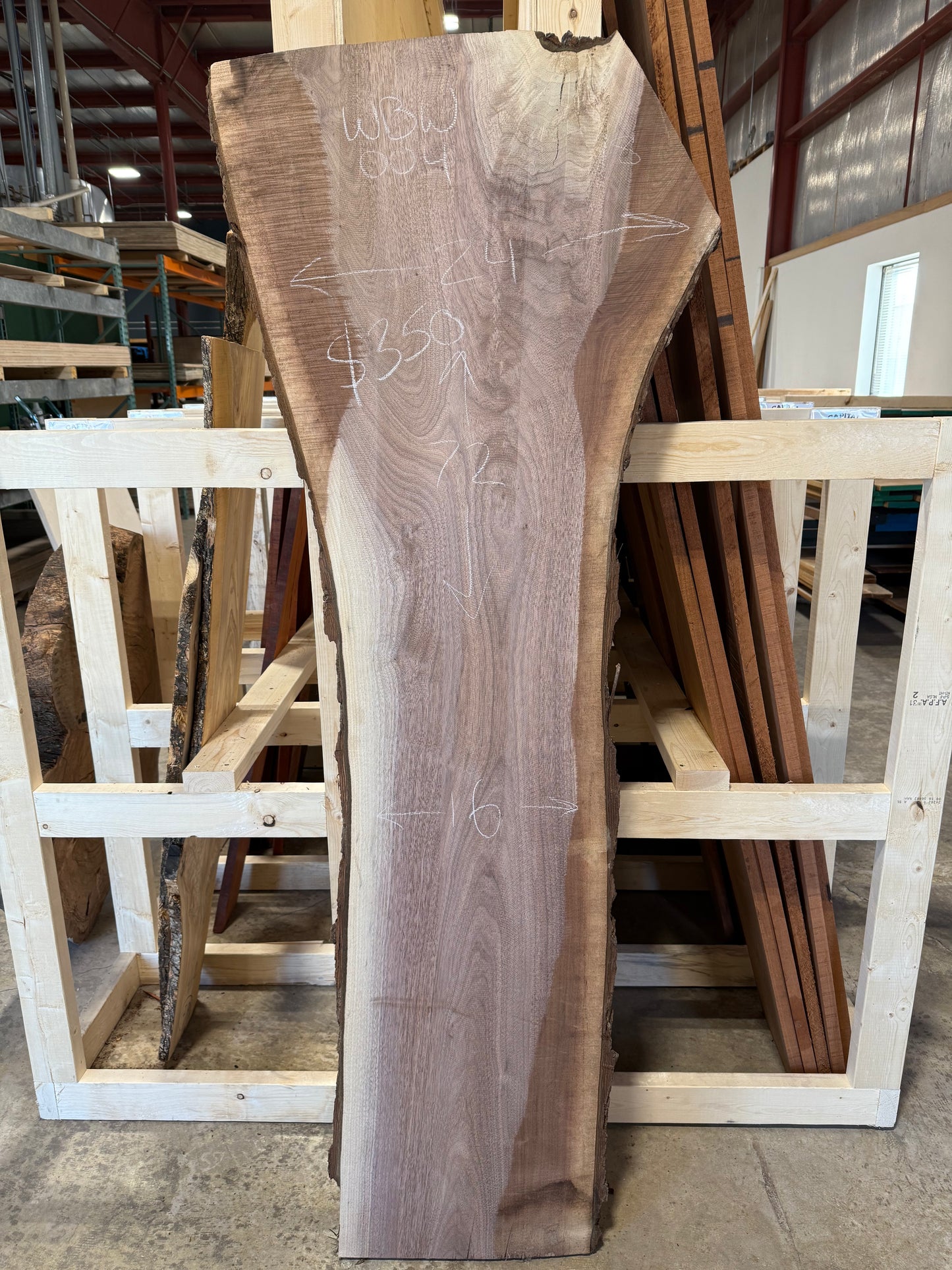 Walnut Slab WBW004