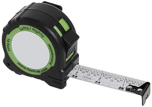 Lefty/Righty PSSR-16 Reverse Read ProCarpenter Tape Measure - FastCap