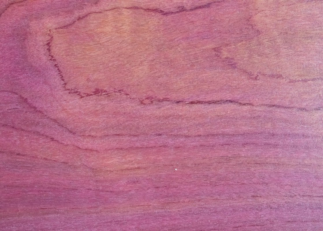 Purpleheart Hardwood Lumber Grain Detail