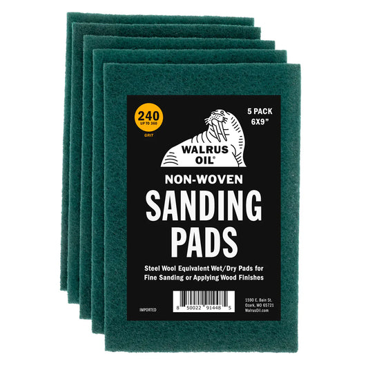 Non-Woven Pads 5pk 240 Grit - Walrus Oil