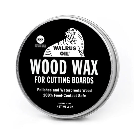 Wood Wax for Cutting Boards 3oz - Walrus Oil